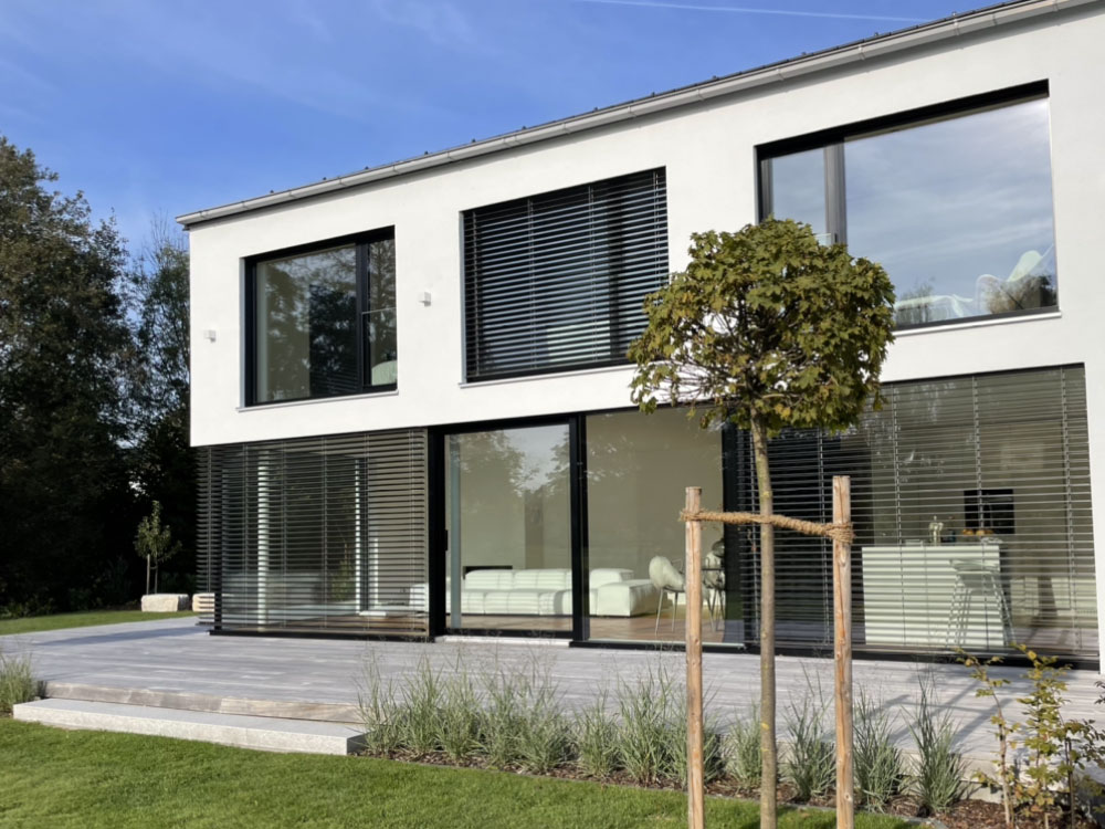 Aussenansicht Wohnimmobilie eines Einfamilienhauses